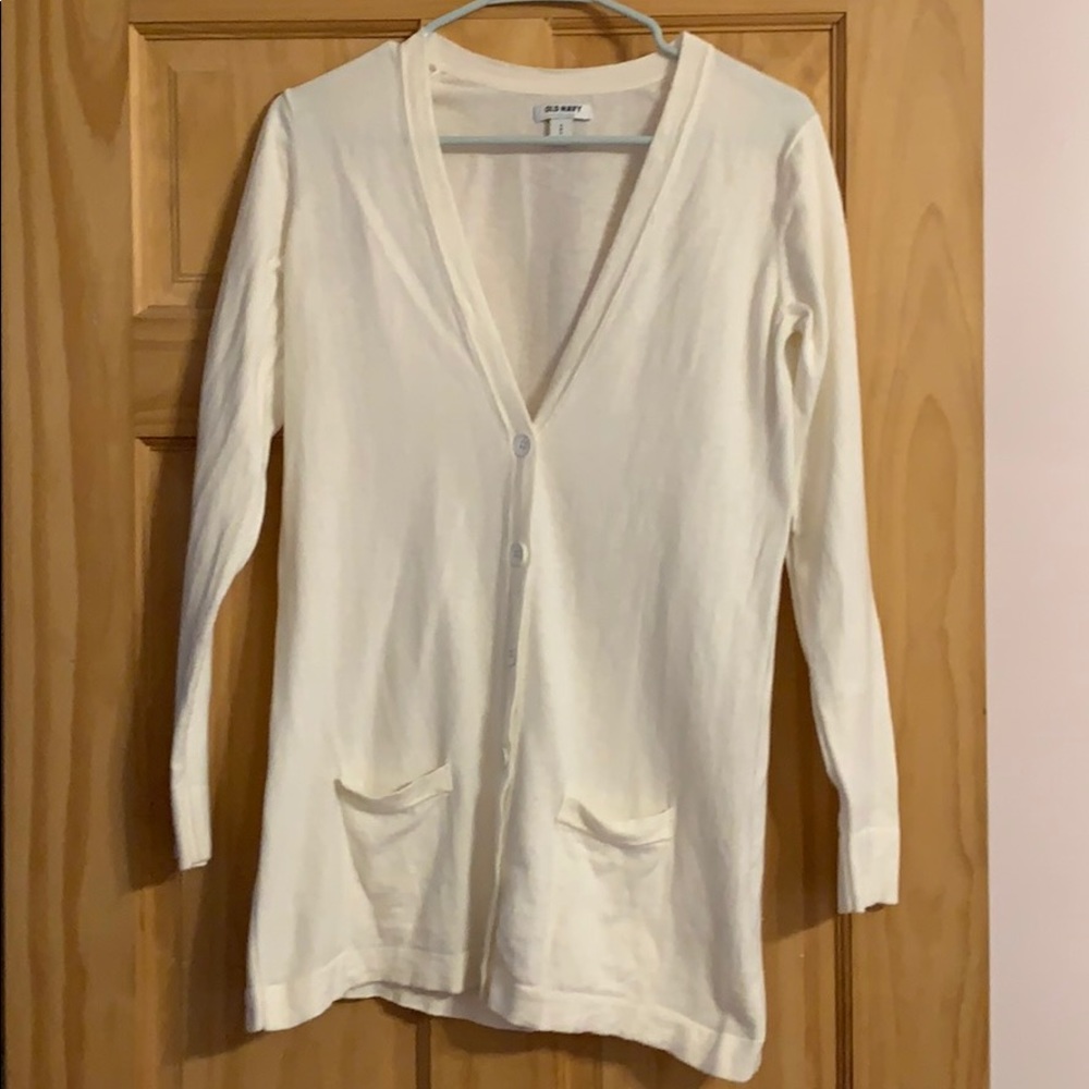 Button down sweater
